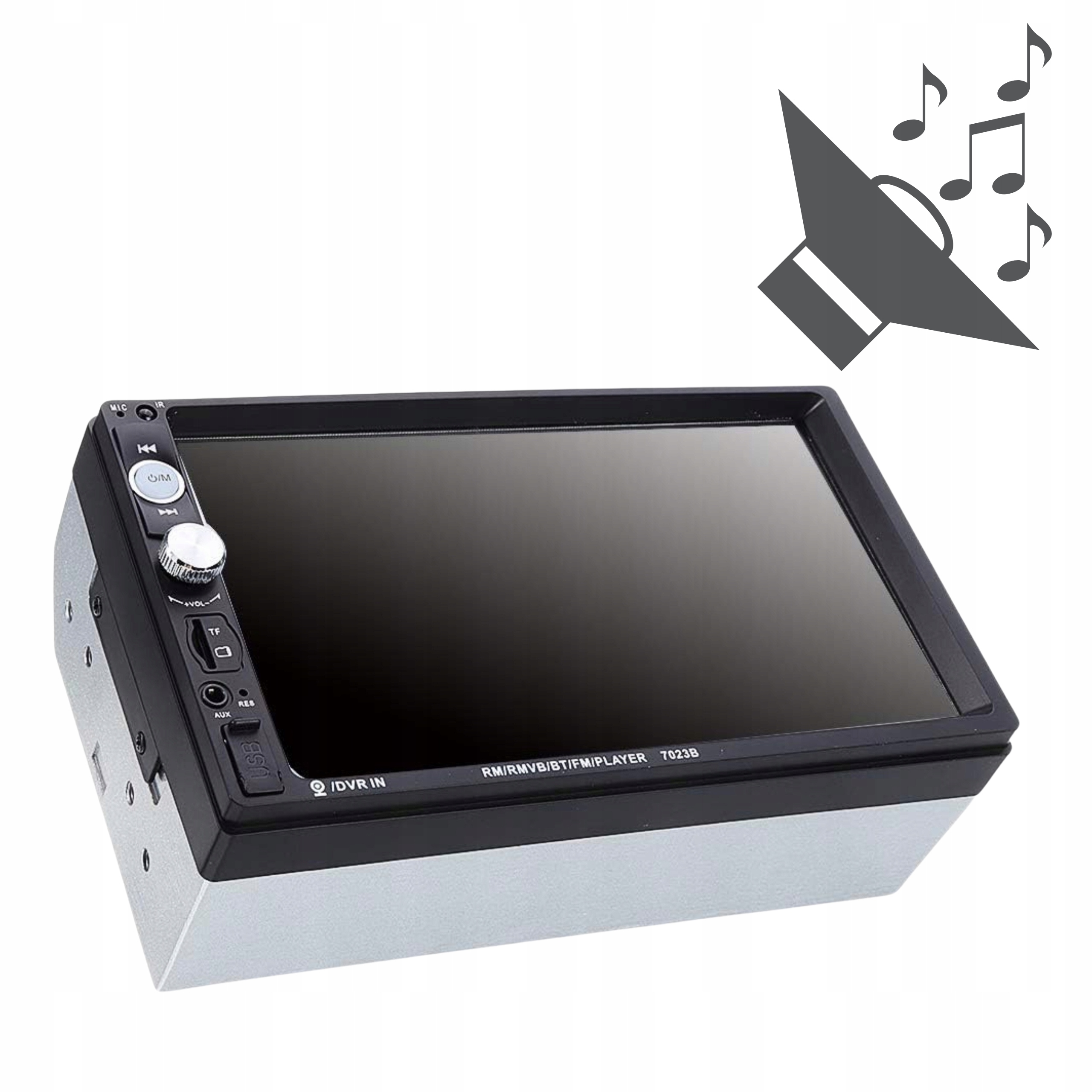 Radio Samochodowe 2DIN 7 Cali MP5 Bluetooth Kamera Hd Usb Aux MirrorLink