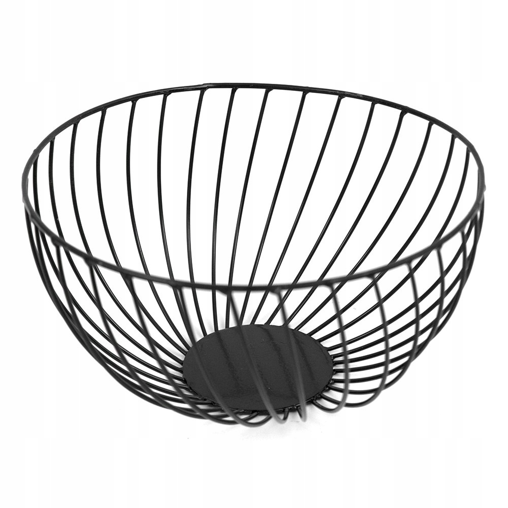 PATERA METALOWA CZARNA KOSZYK NA OWOCE 25x13cm Marka MP
