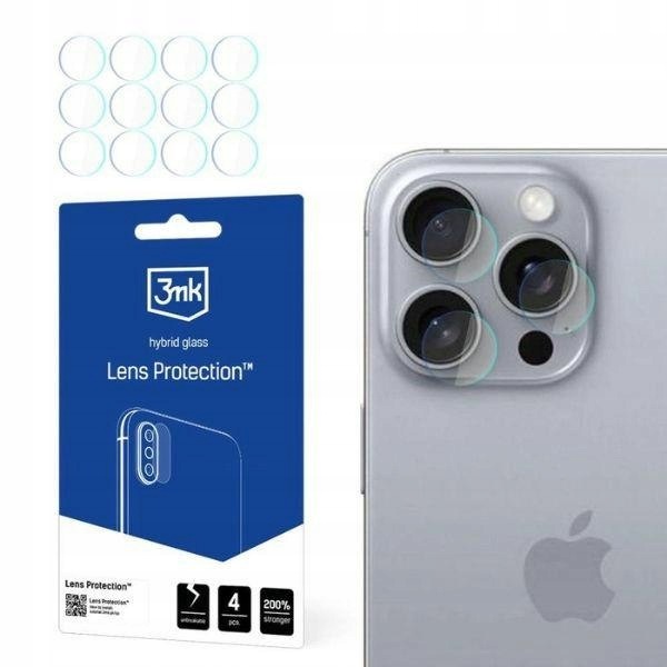 Ochrona na obiektyw aparatu 3MK Lens Protection do Apple iPhone 16 Pro Max