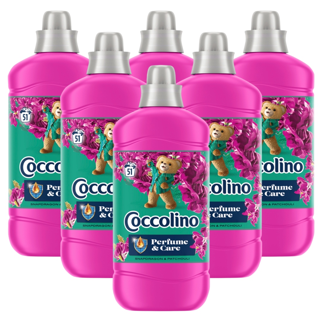 Coccolino Perfume&Care Snapdragon & Patchouli Płyn do płukania 6x1,275L