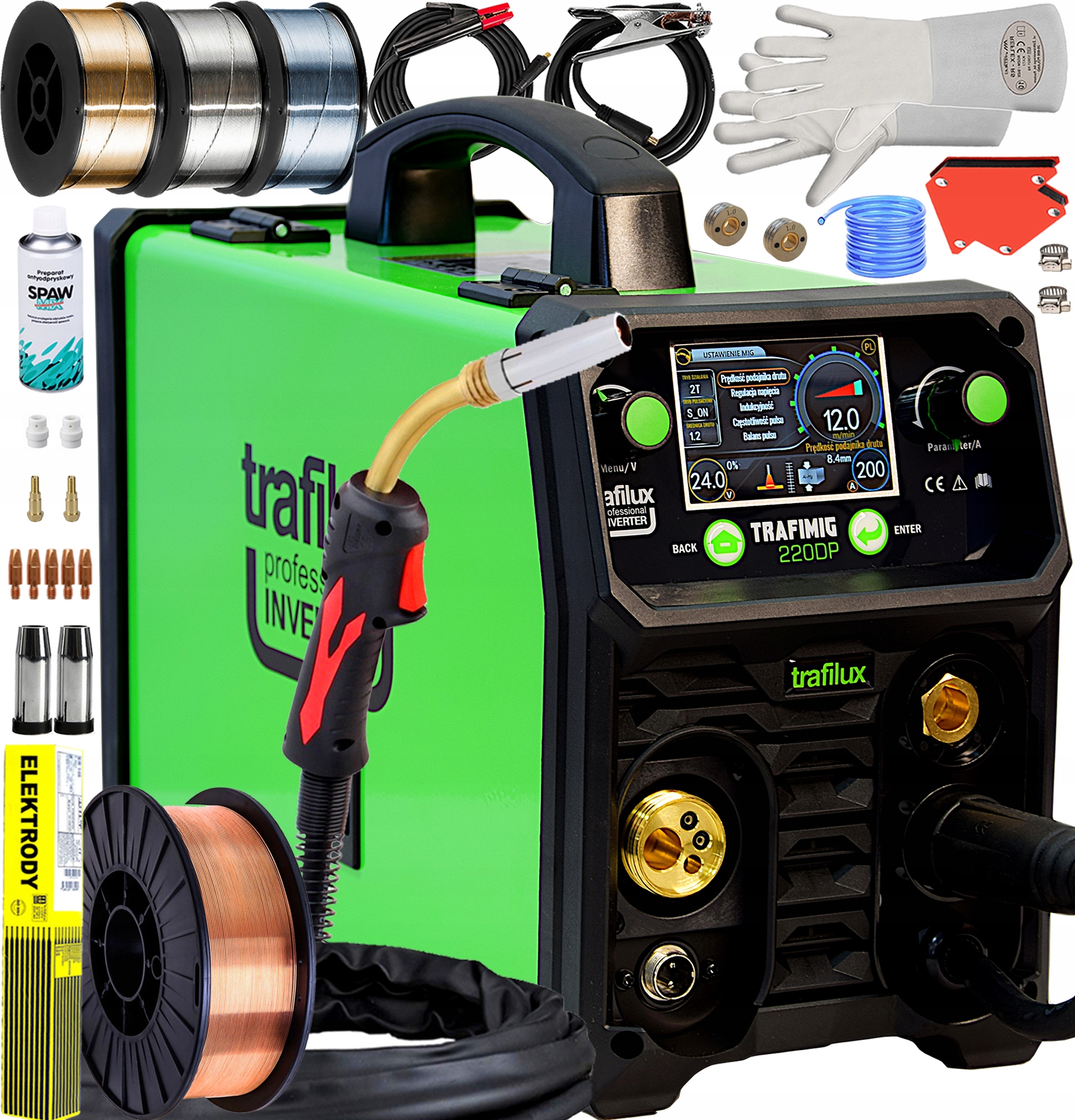 SPAWARKA MIGOMAT TRAFILUX TRAFIMIG 220 DUAL PULS