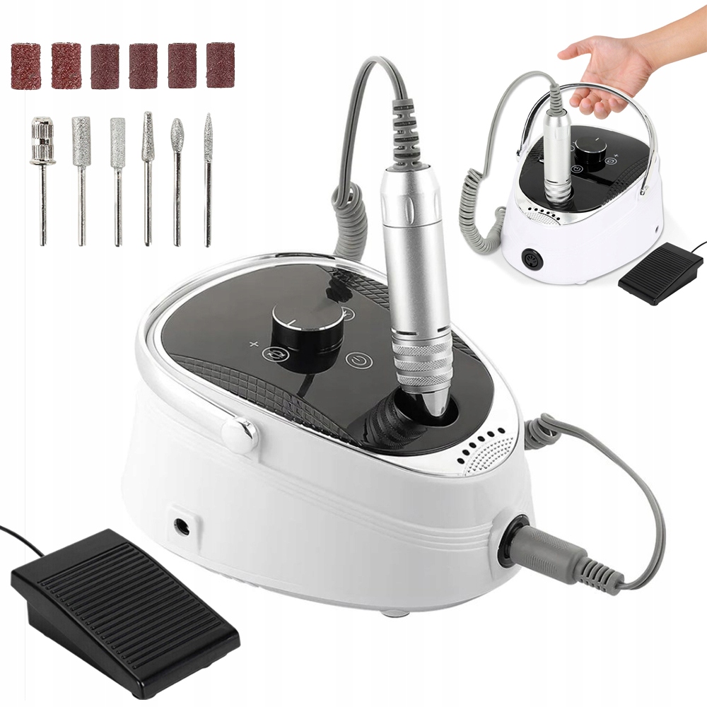 Elektrický Pilník Na Nehty S Dotykovým Displejem A Pedálem