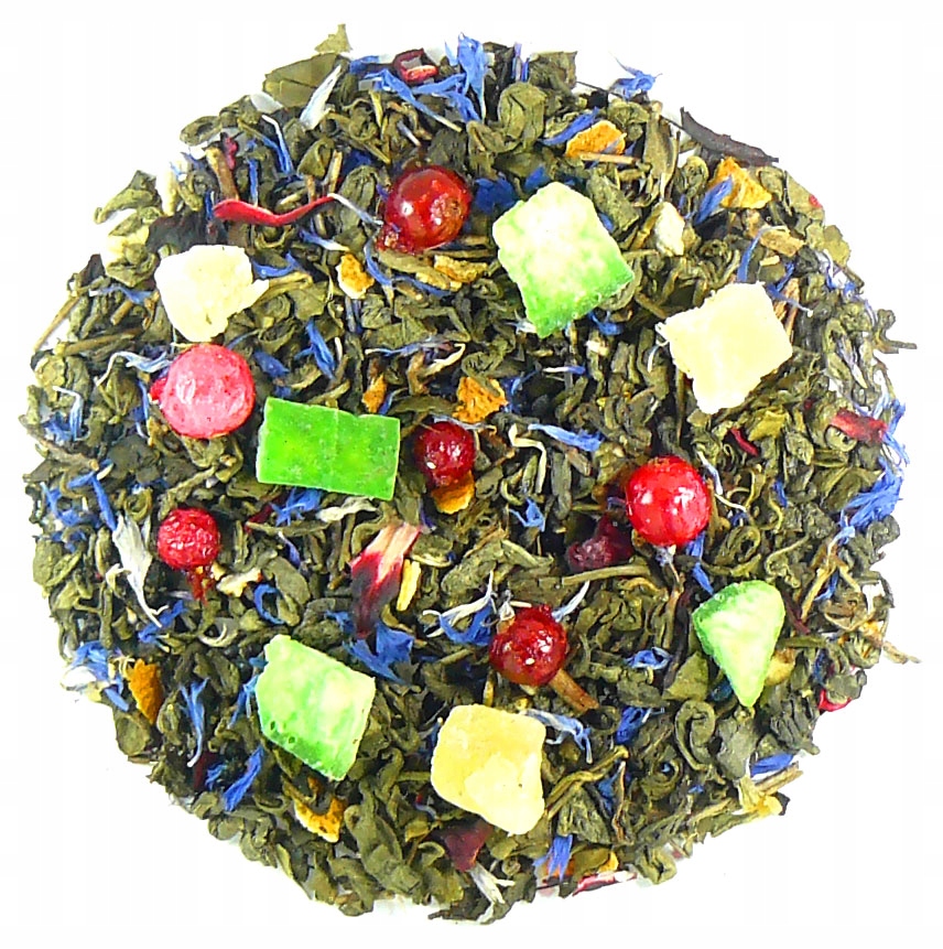 Herbata Zielona Fruit Coctail Ananas porzeczka 1kg