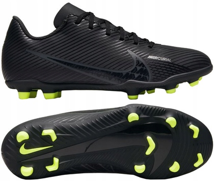 Černé fotbalová obuv Nike Mercurial Vapor 15 Club, korkové boty pro chlapce vel. 38