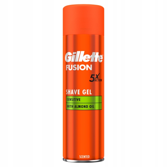 Gillette żel do golenia Fusion Sensitive 200ml-Zdjęcie-0
