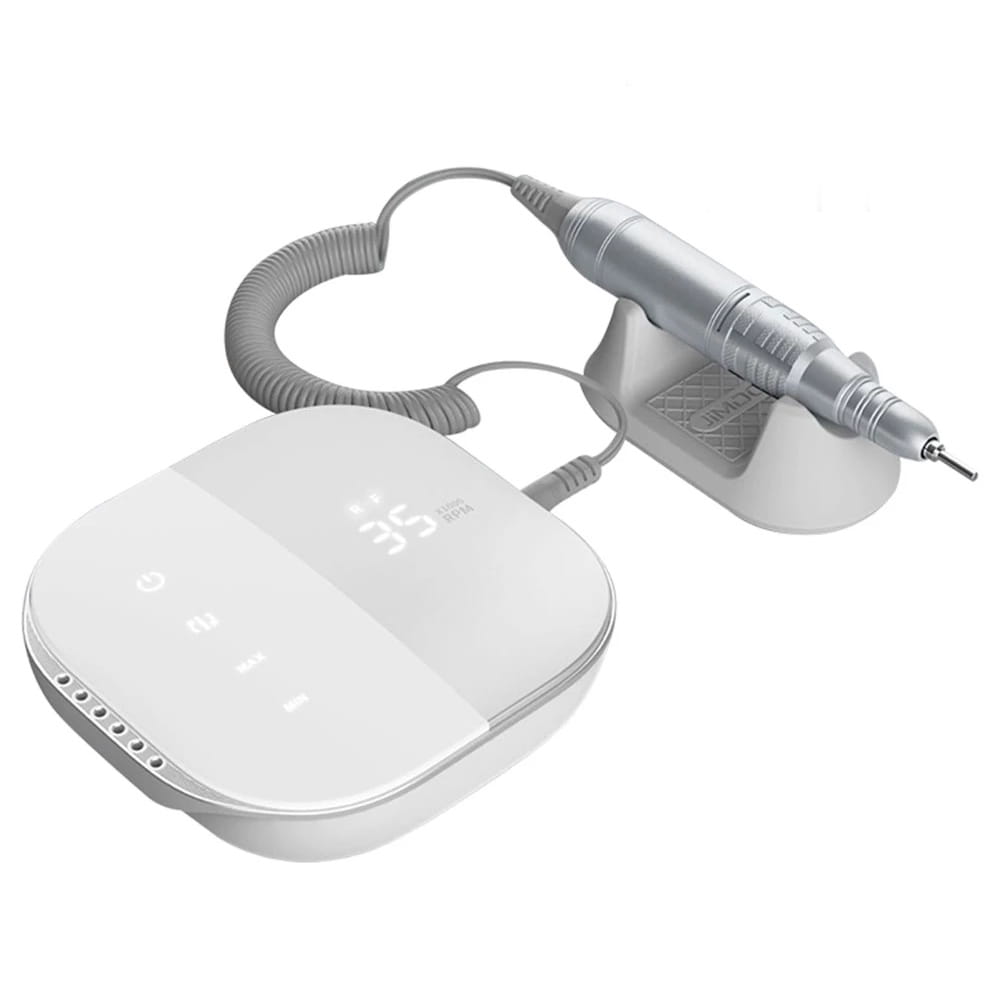 Bruska na nehty 30W dotykový LCD panel 35000 Rpm Barva: Šedá