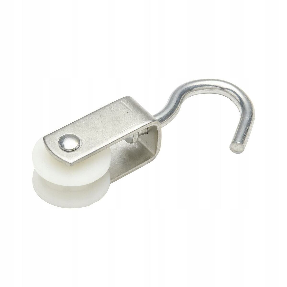 Bloczek-kółko-rolka do liny 6 mm 10kg z hakiem
