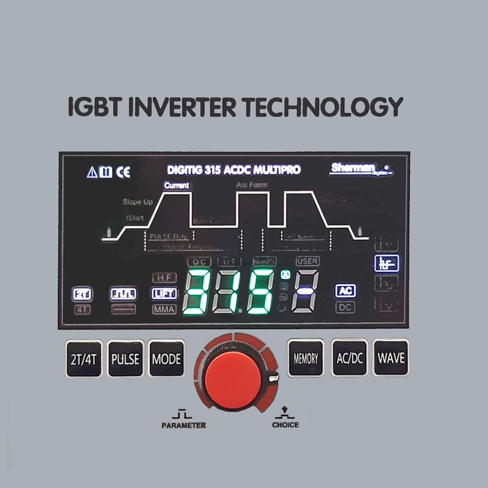 SPAWARKA SHERMAN DIGITIG 315 AC/DC MULTIPRO TIG Marka Sherman