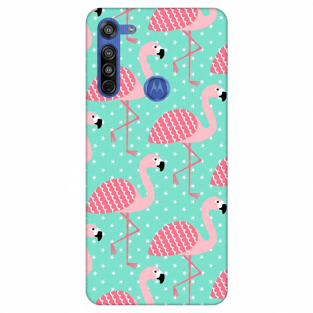 

Etui do Motorola Moto G8 Power Flamingi Pink