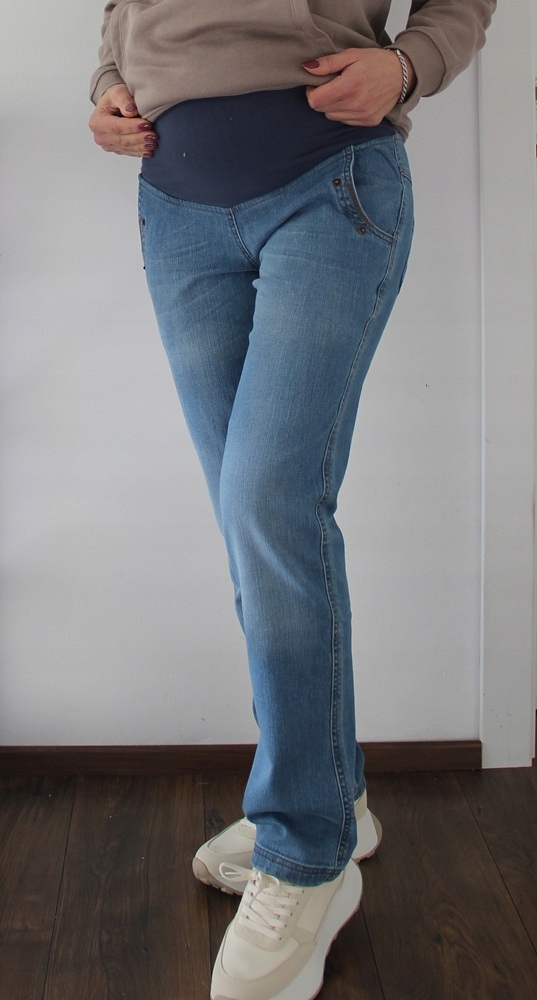 Džíny Těhotenské Kalhoty Prosté M