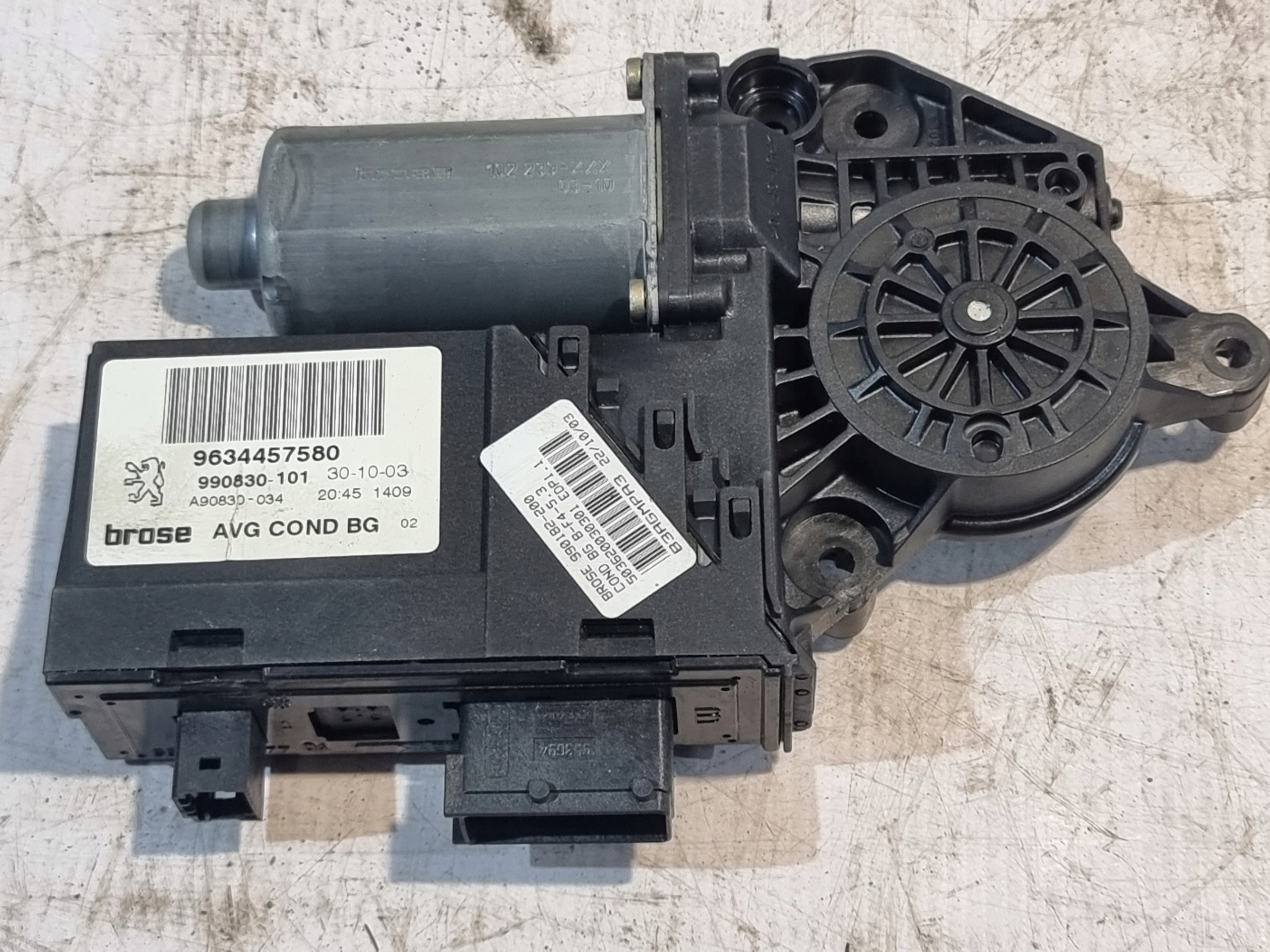 mini motor windows left front OE 9634457580 PEUGEOT 307 SW 03r
