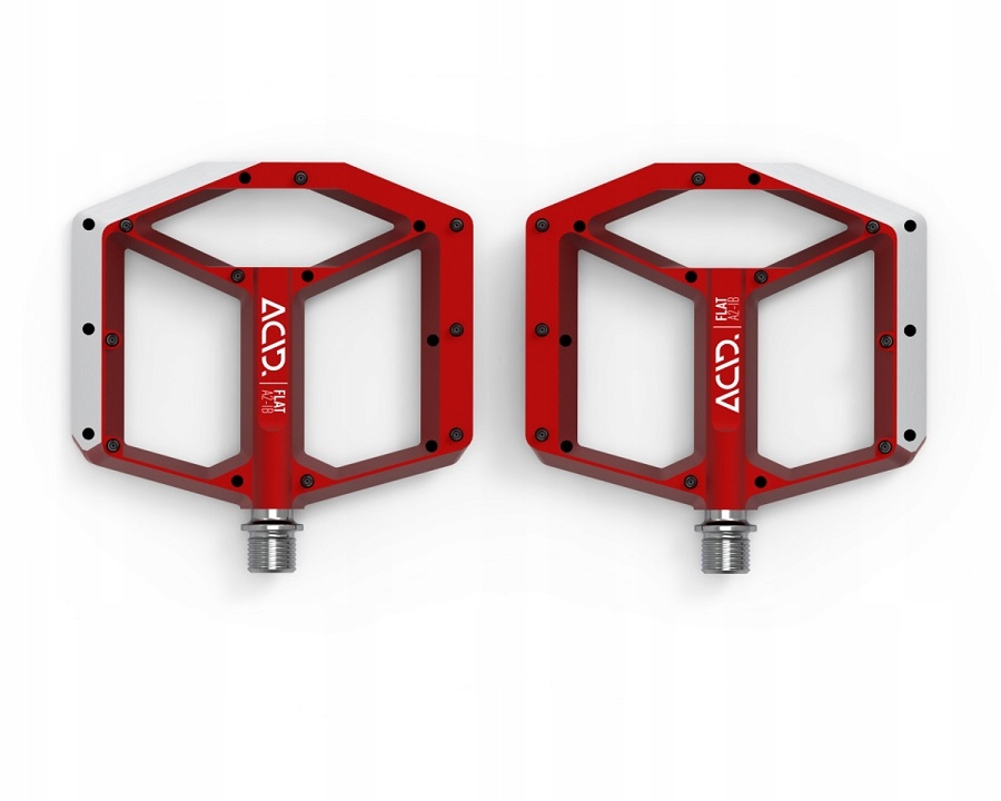 Pedały platformowe Cube Acid Flat A2-IB red