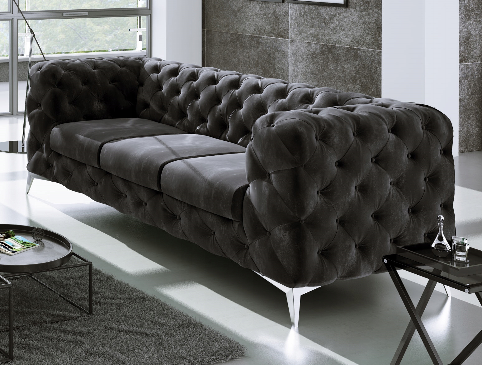 Диван Chesterfield Luxury 3-местный классический диван