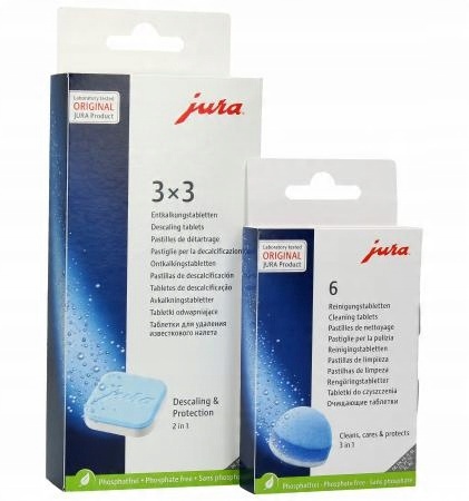 

Jura tabletki odkamieniające 9 czyszczące 6 szt.