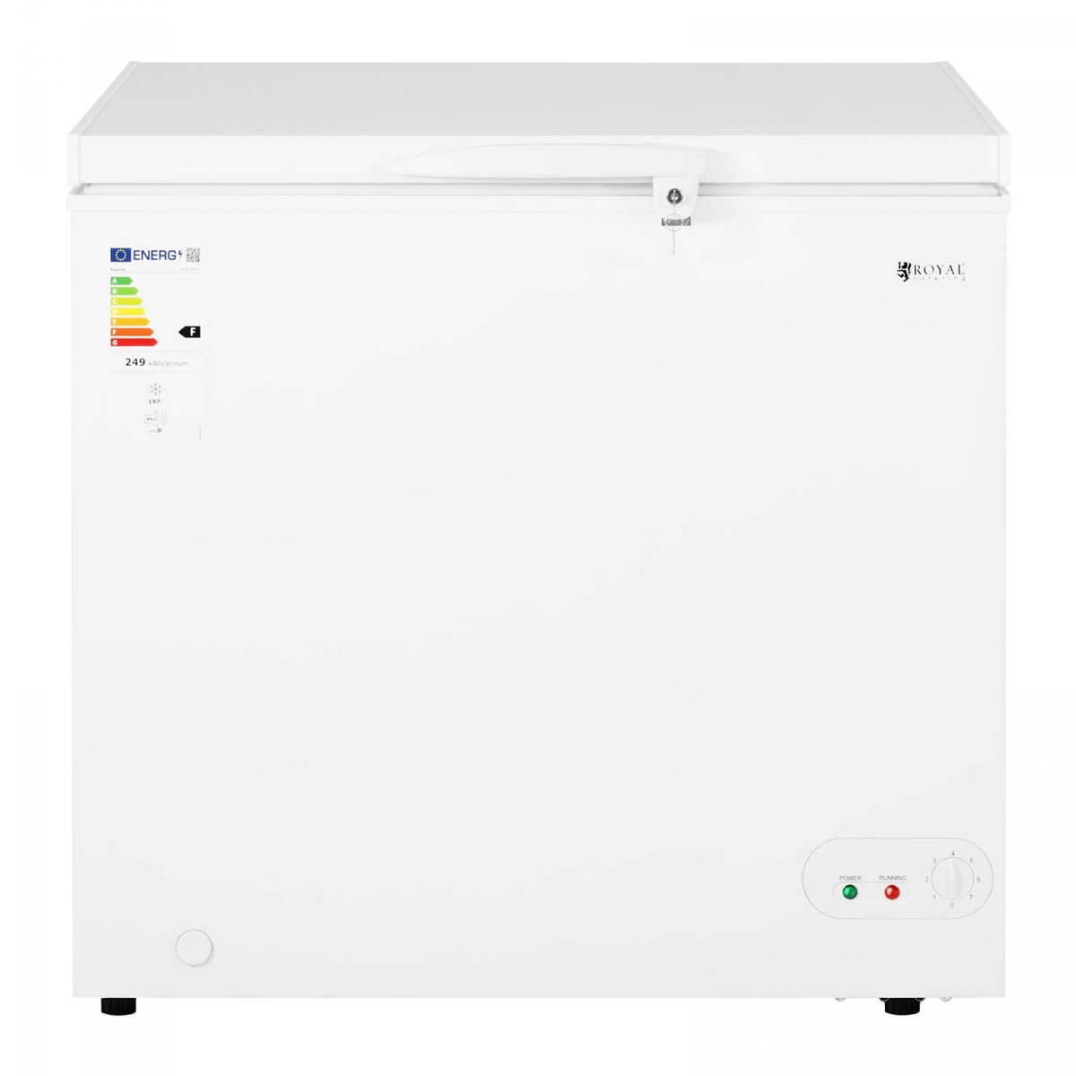 Zamrażarka 197L biała ROYAL CATERING RCFZ-197-1 Rodzaj skrzyniowa