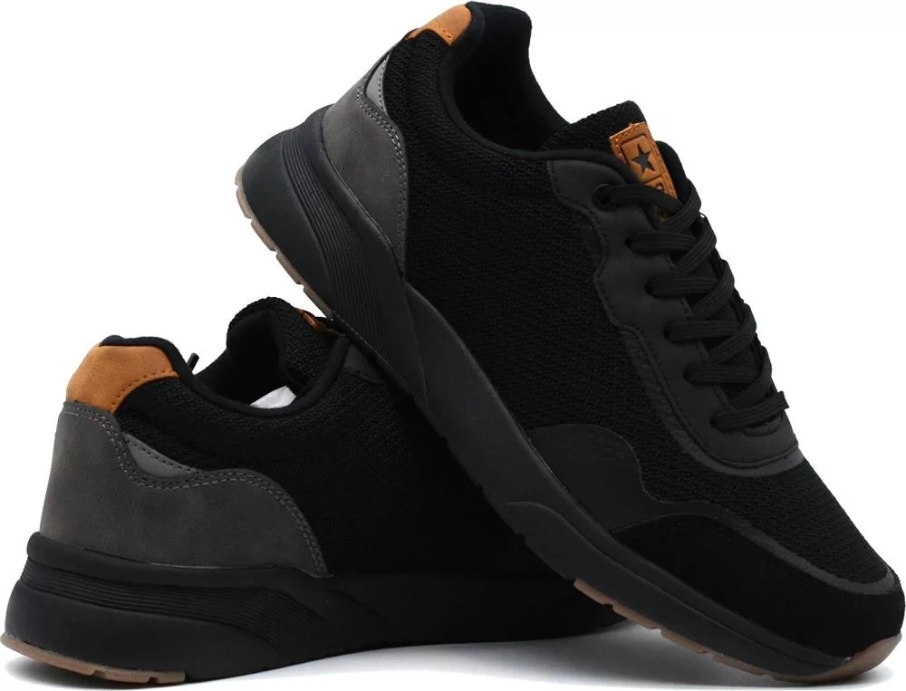 Sportowe buty męskie News 24MN20-6940 czarne 44