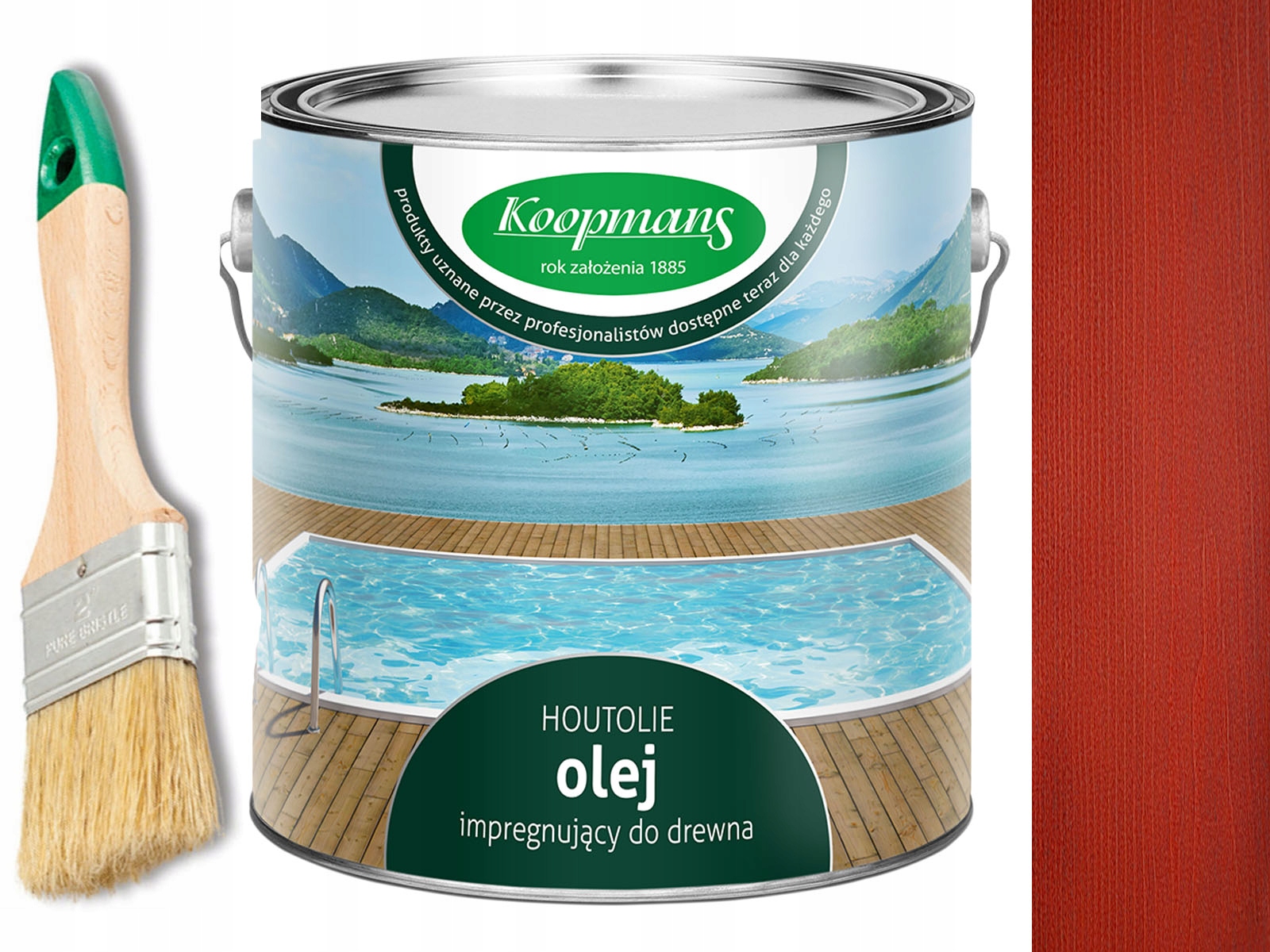 Olej na Terasu Houtolie 2,5L Mahagon Khaya 110