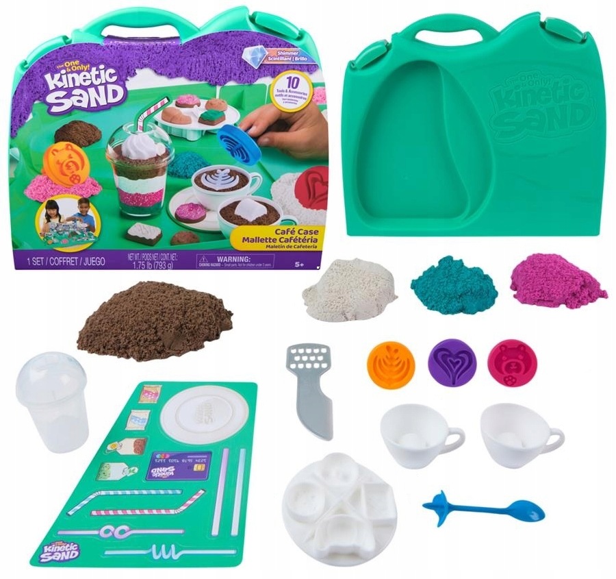 Kinetic Sand Piasek kinetyczny Kawiarnia w walizce 2016672