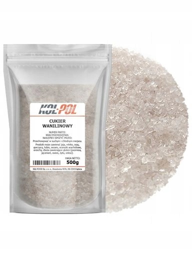 Levně 5 x Vanilínový Cukr 500 g Aromatický pro pečivo a dezerty, kvalita Kol-Pol