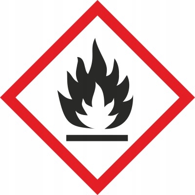 Naklejka GHS-06 Łatwopalne 10x10cm