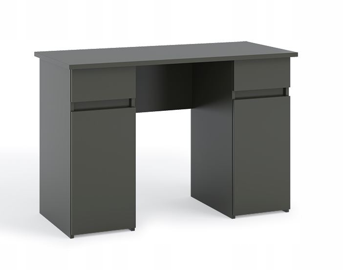 

Biurko młodzieżowe nowoczesne 110cm grafitowe