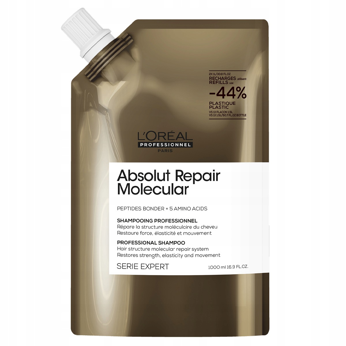 L'oreal Expert Absolut Repair Molecular šampon – doplněk Refill 1000 ml