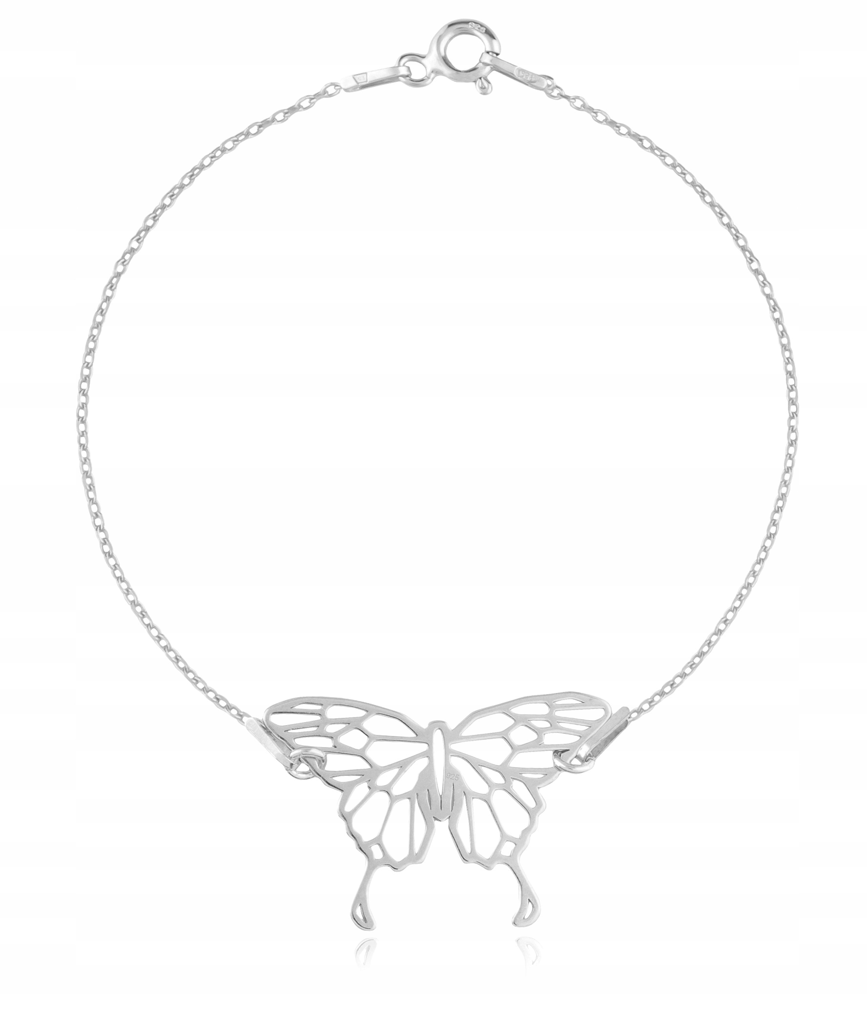 

Bransoletka motyl motylek origami srebro 925