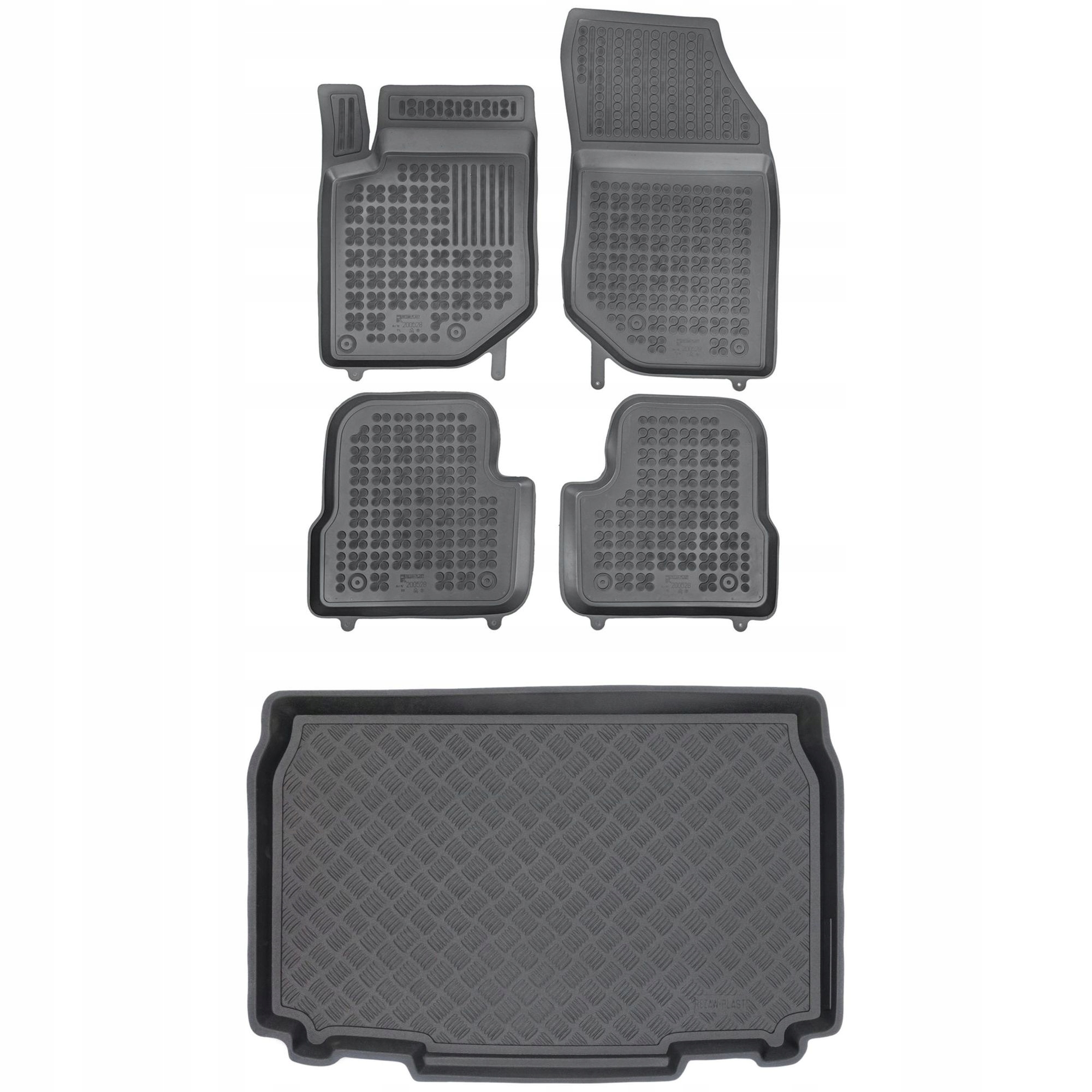 Sada kobercov a rohoží Opel Mokka II B od roku 2020, jedna podlaha batožinového priestoru pre 2 osoby