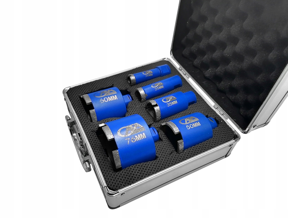 НАБІР АЛМАЗНИХ ОТВОРІВ ДЛЯ ПЛИТКИ М14 Діаметр 76 мм