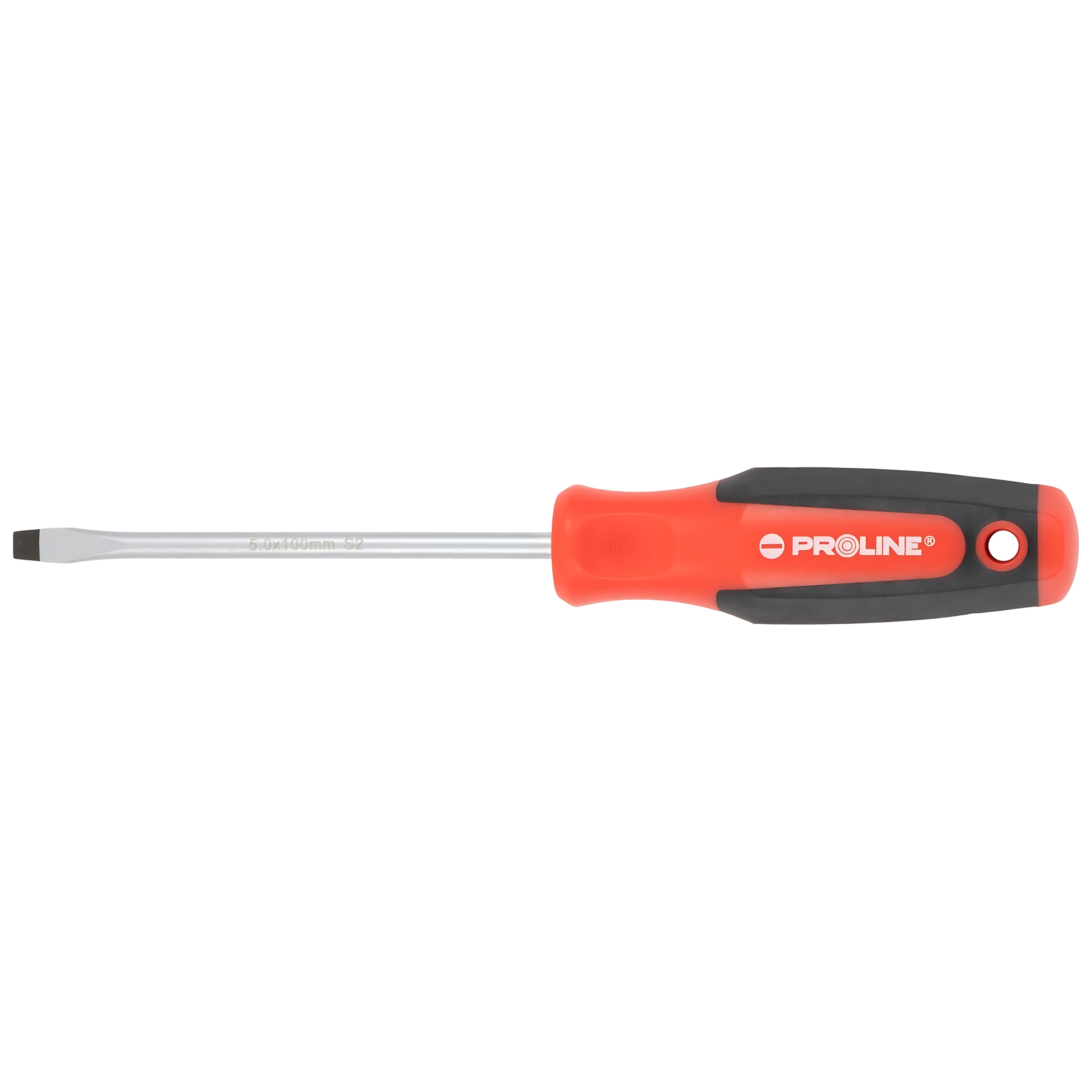 Wkrętak płaski 5,0 x 100 mm profesjonalny Soft Touch PROLINE (10153)