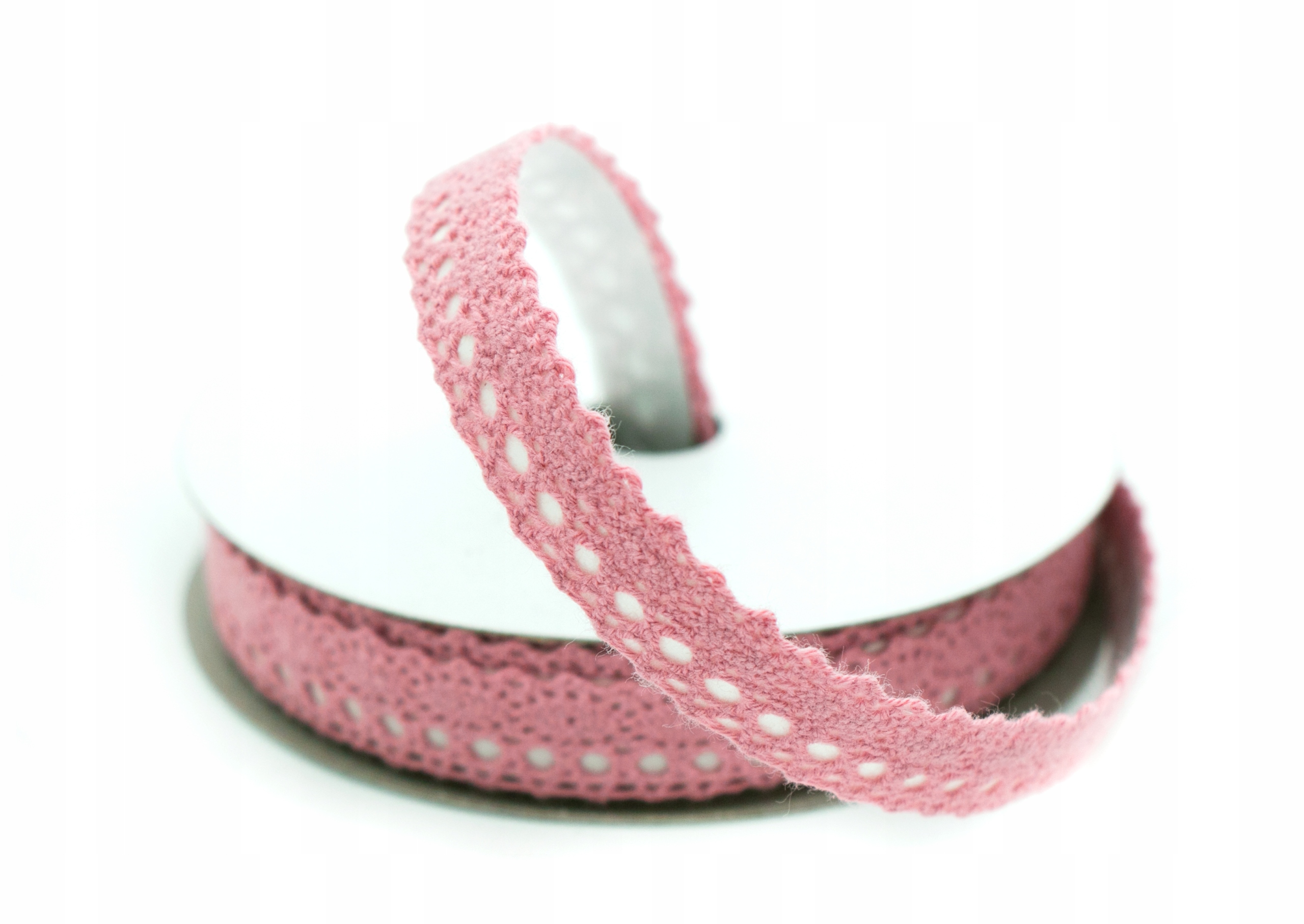 

Koronka Bawełniana Pink Samoprzylepna 10mm 2YARD