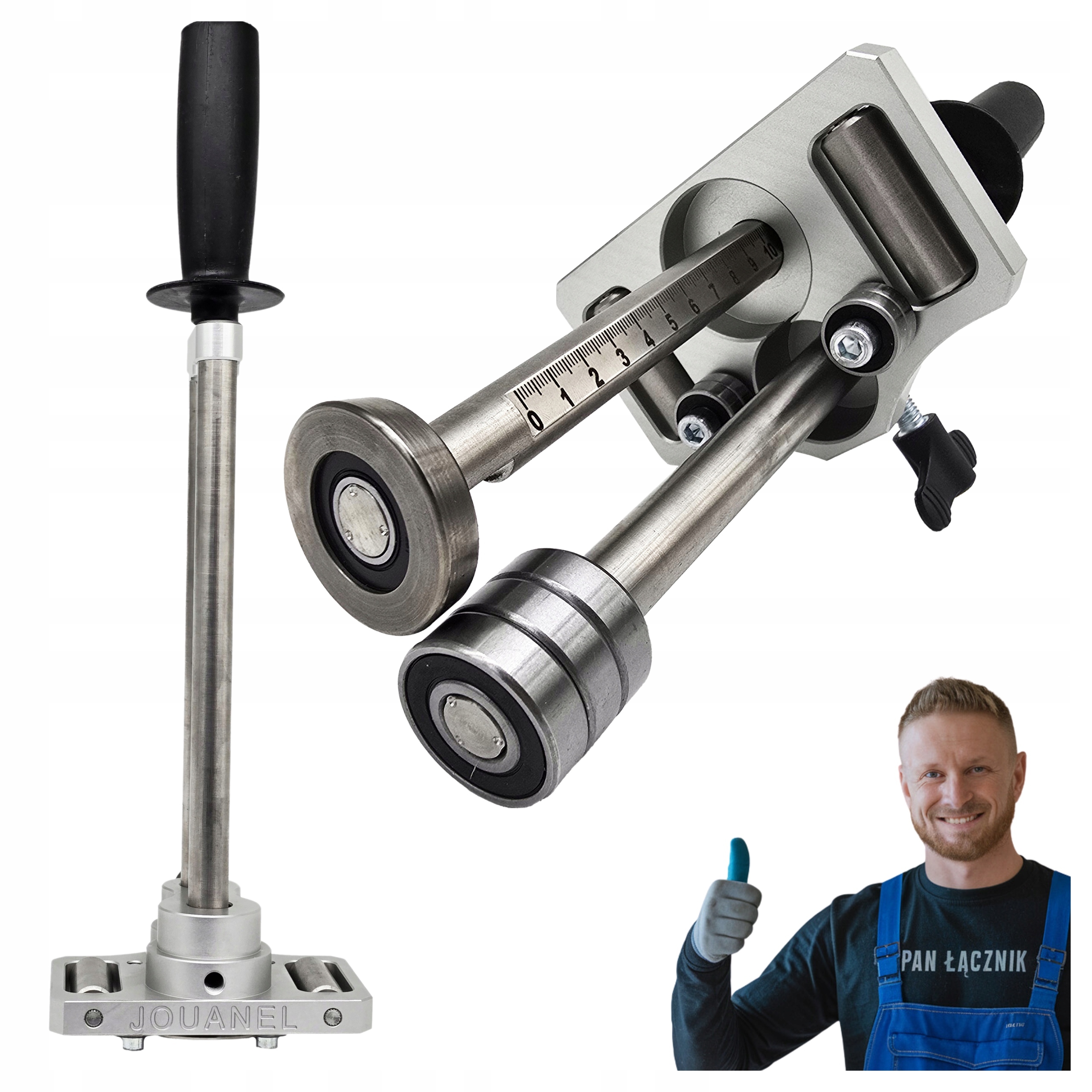 Bender na plech ohýbač ručný valček 200mm jednostĺpcový s delením