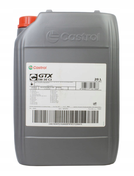 Castrol Olej Castrol 5V30 20L Gtx Sp C3 504.00 507.00 229.31 229.51