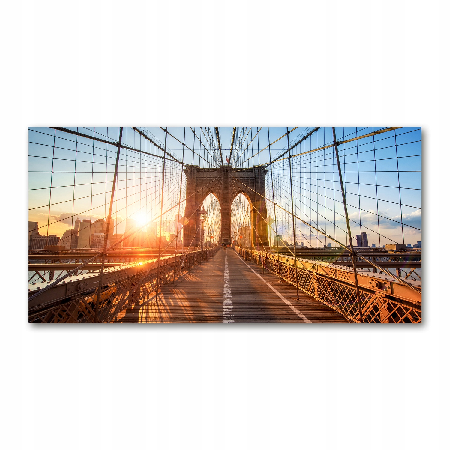 Fotoobraz sklo akryl Brooklynský most 120x60 cm
