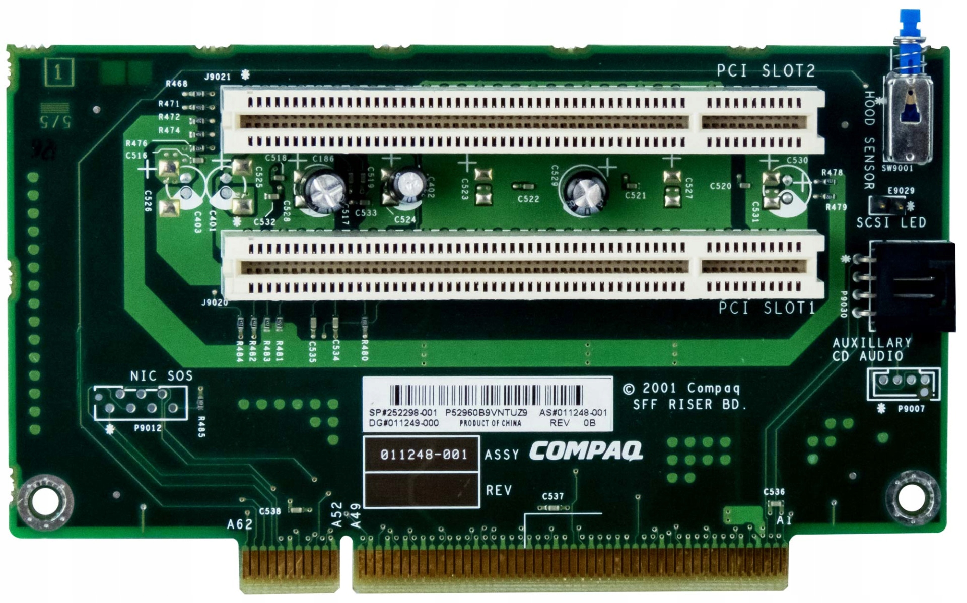 Compaq 252298-001 Riser Card 2x Pci Evo D300 D500 D510