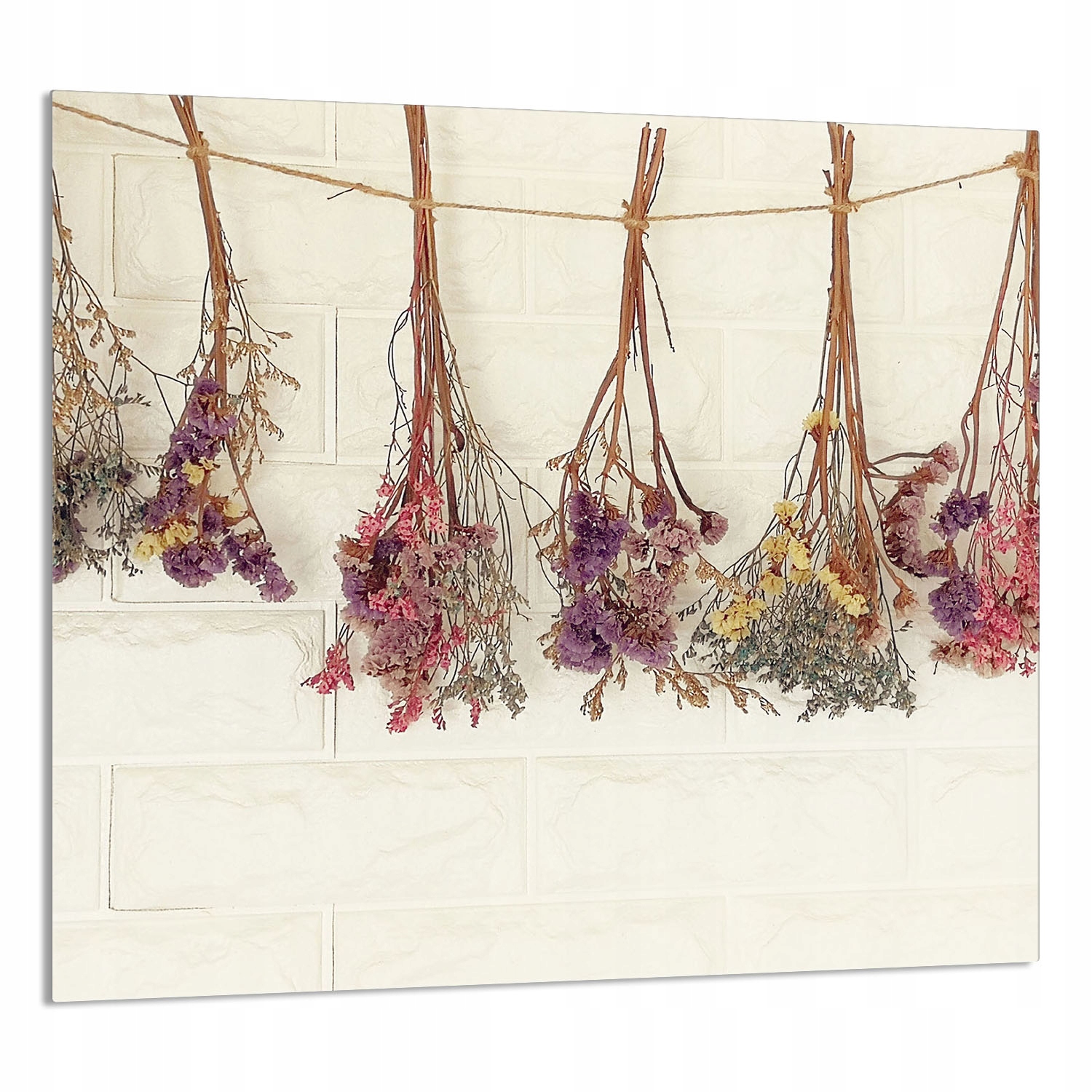 Skleněný Panel Do Kuchyně 65x60 Květiny Tvrzené Sklo