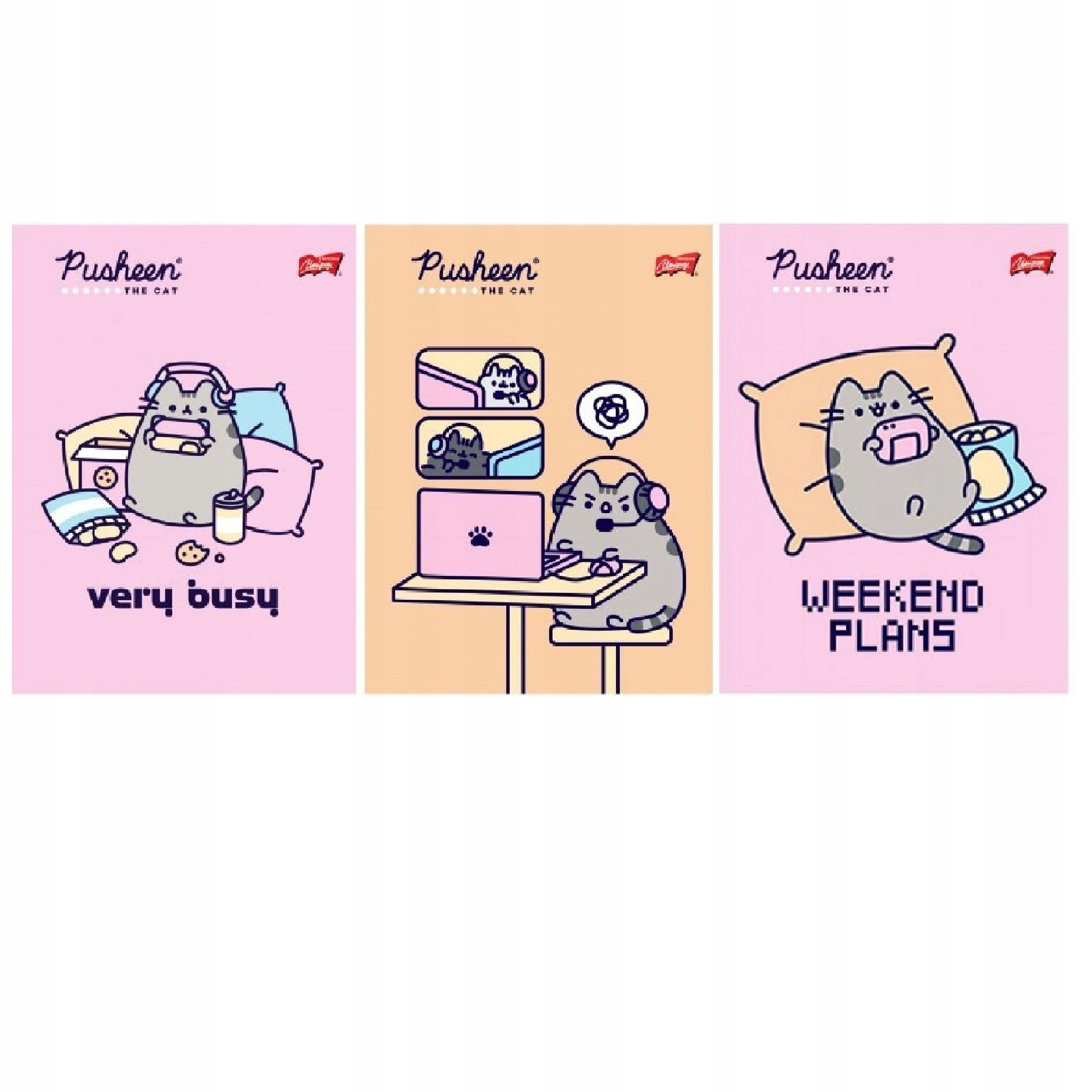 

Unipap Zeszyty A5/32 Kratka Zestaw 3X Pusheen