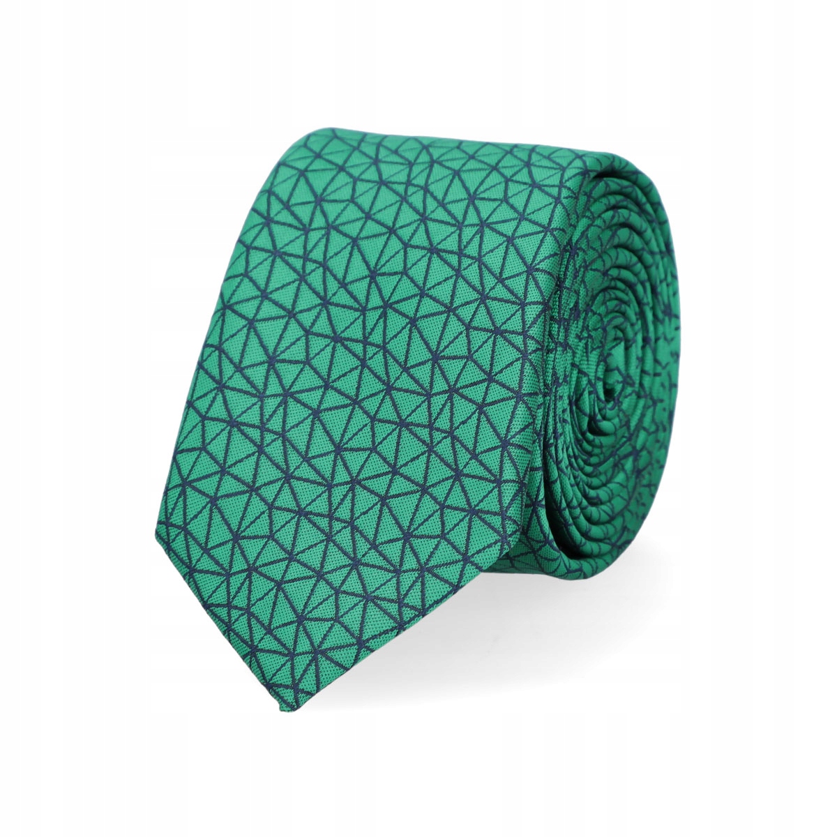 

Krawat Zielony Wzór Geometryczny Lancerto M.1152