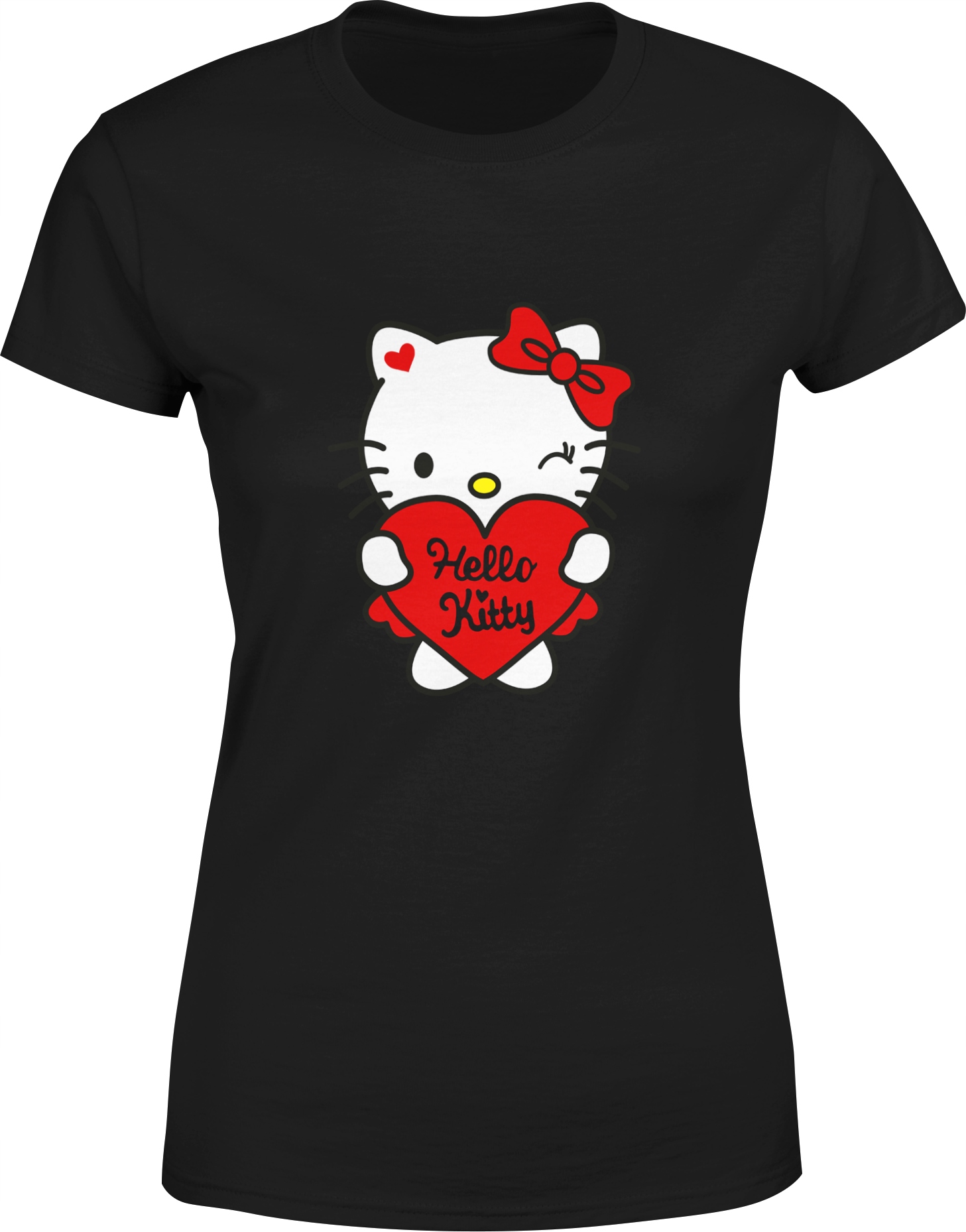 

Hello Kitty Kawaii Koszulka Kot Anime Damska Roz M