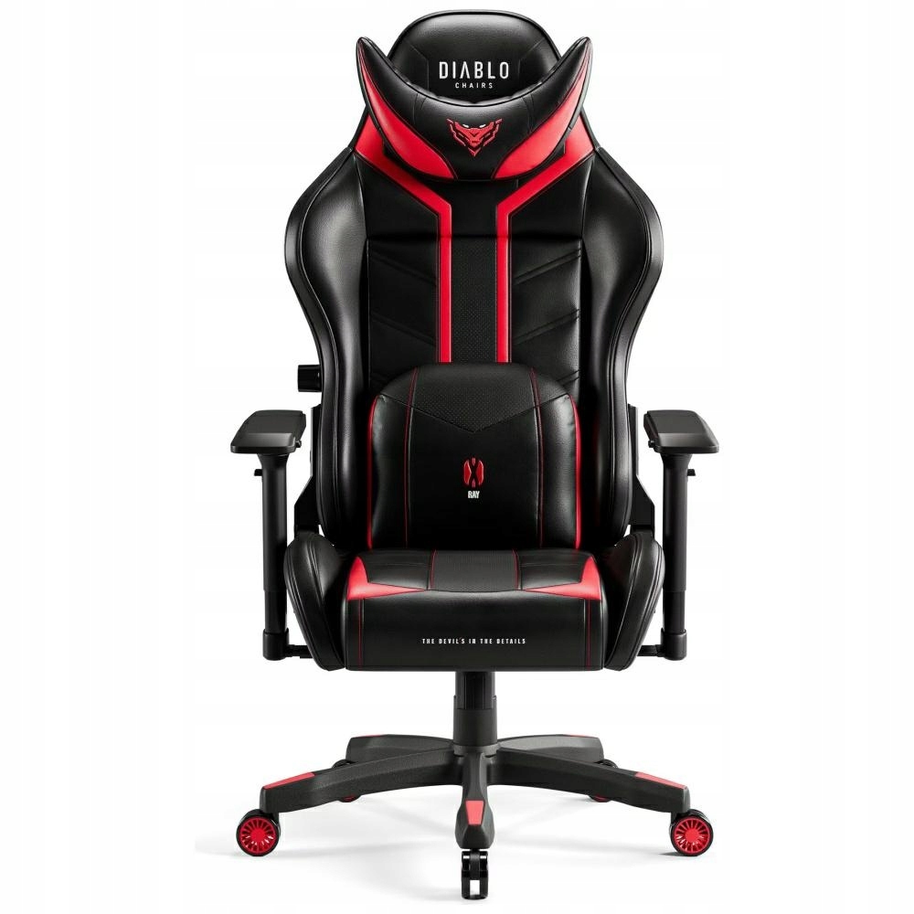 Herní židle Diablo X-Ray Normal Size černo-červená