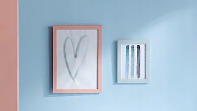 RAMKA NA ZDJĘCIA OBRAZY ANTYRAMA NIEBIESKA 13X18cm Model FISKBO