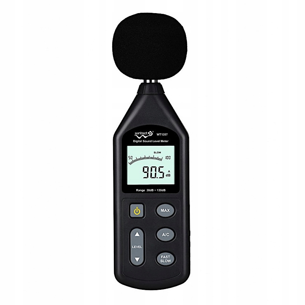 MIERNIK DECYDELI, SONOMETR 130DB NA BATERIE