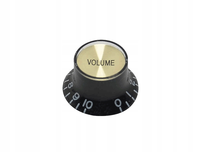 Gałka gitarowa BOSTON KB-132-V Top Hat Vol (BK/G)