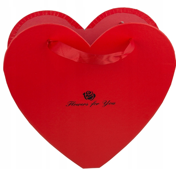 FLOWER BOX SERCE OTWARTE Duże Pudełko Prezent