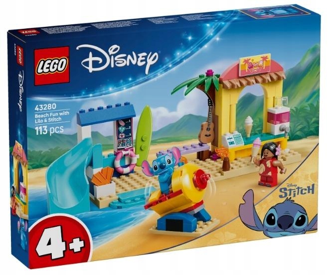 Lego(r)disney 43280Zábava na pláži s Lilo a Stitchem