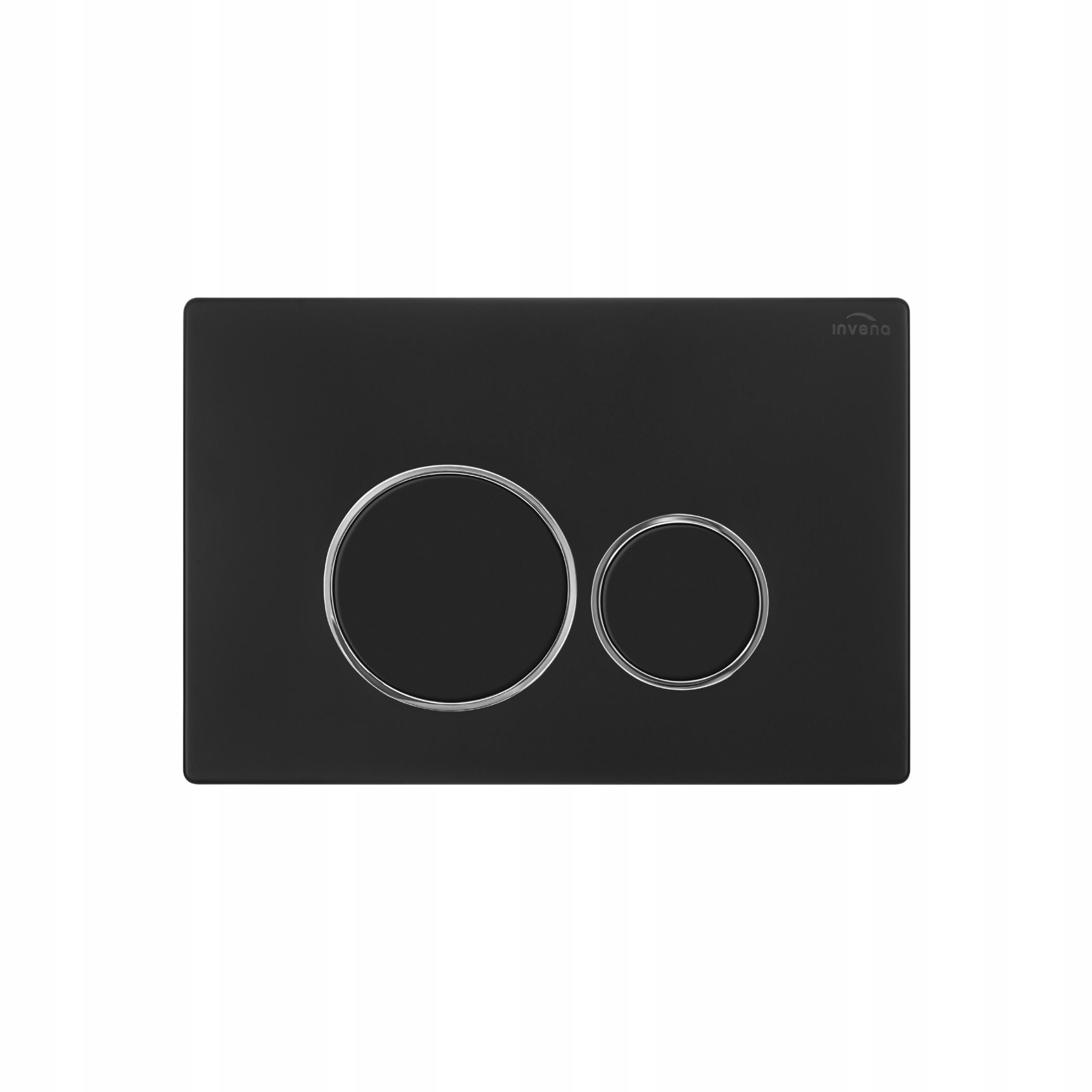 Splachovací Tlačítko Pro Podomítkový Rám Invena, 604, Černé