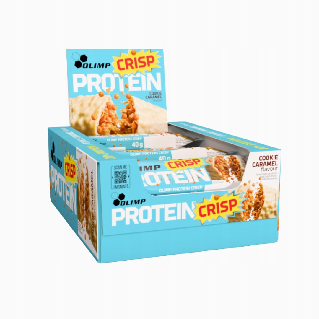Olimp Baton Protein Crisp Cookie Carmel 20x40g