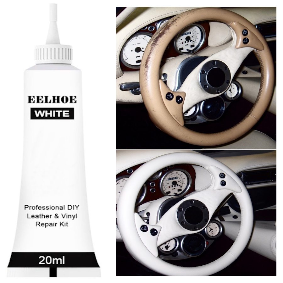 SZPACHLA RENOWACJA SKÓRA W PŁYNIE NAPRAWA SKÓRY PŁYNNA SKÓRA ŻEL BIAŁY