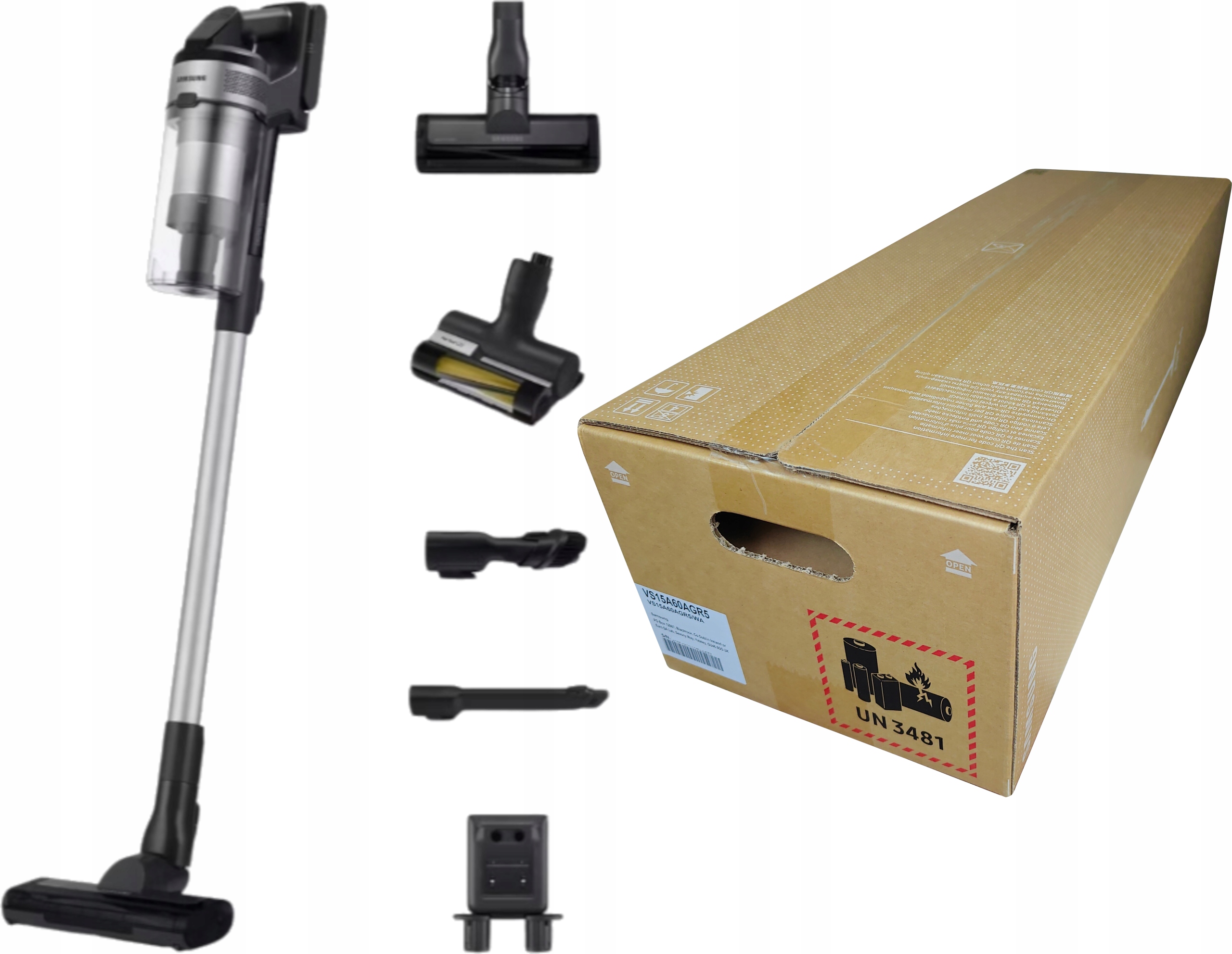 Odkurzacz Pionowy Samsung Jet 65 Pet VS15A60AGR5/WA Teal Silver