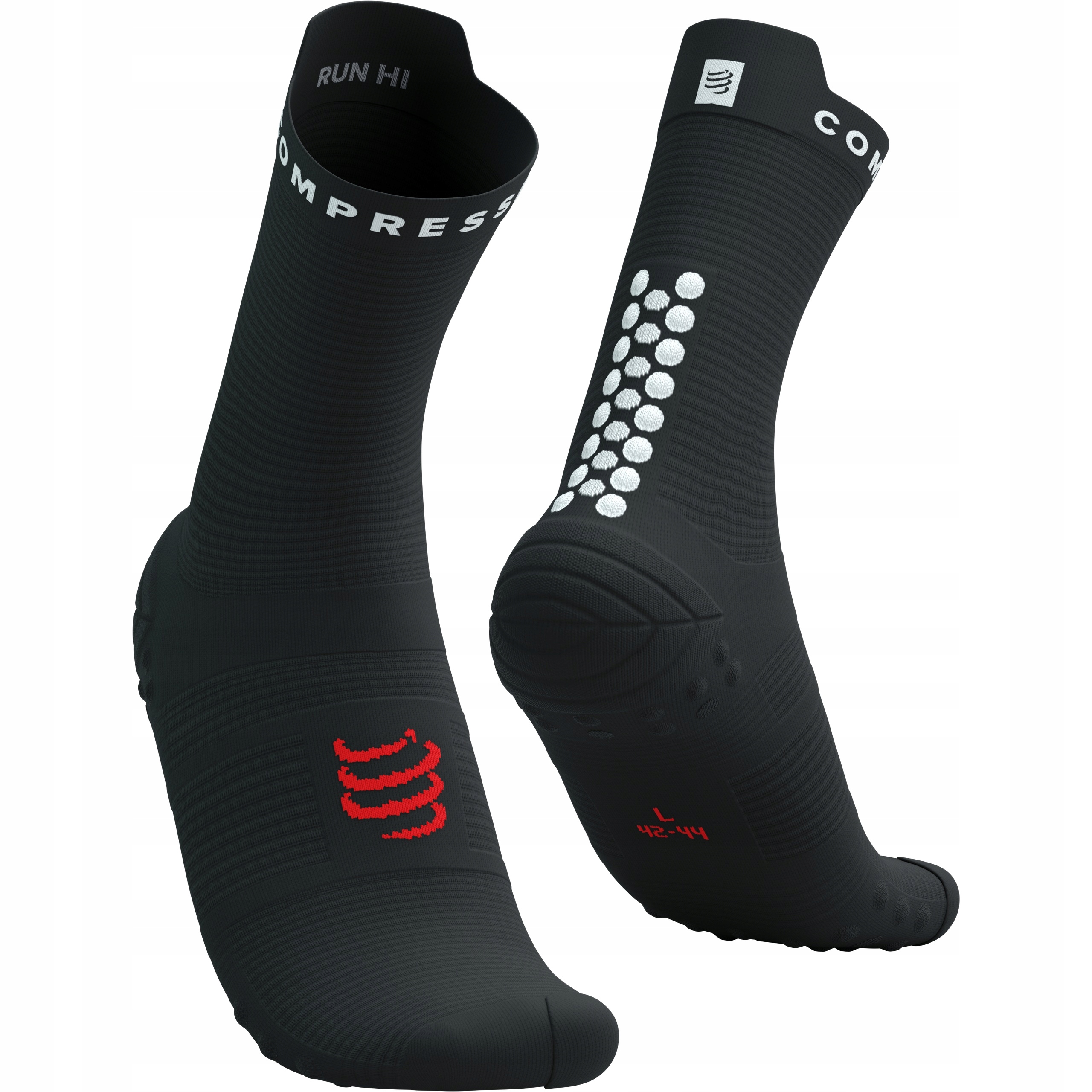 Skarpety Kompresyjne do Biegania COMPRESSPORT PRORACING SOCKS V4 RUN HIGH 4
